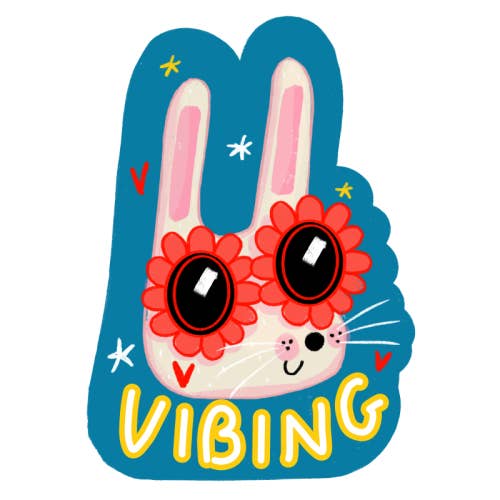 ART WOW – wholesale Sticker – Die Cut Stickers 'ITS A VIBE STICKER'