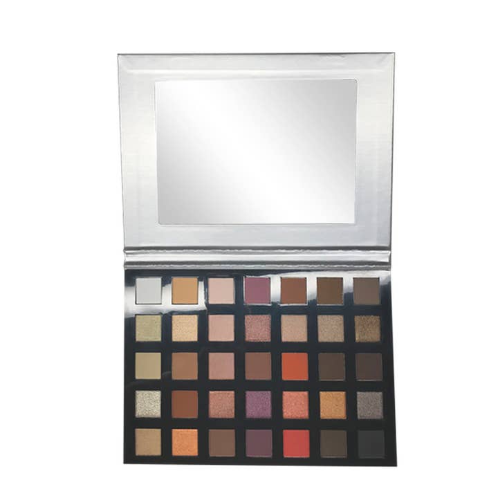 35 Shade Eyeshadow Palette - Earth tone for wholesale by Blur Beauty