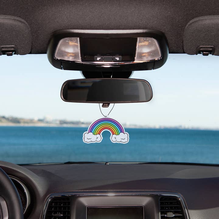 Fresh Fresheners - Wholesale Car Freshener - Unisex - Rainbow Air Freshener Pack of 12