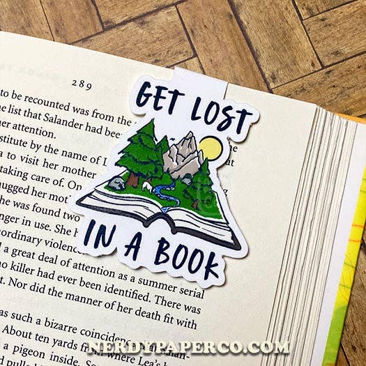 Verzieh dich - Handgezeichnetes Magnetlesezeichen für den Großhandel von NERDY PAPER CO.