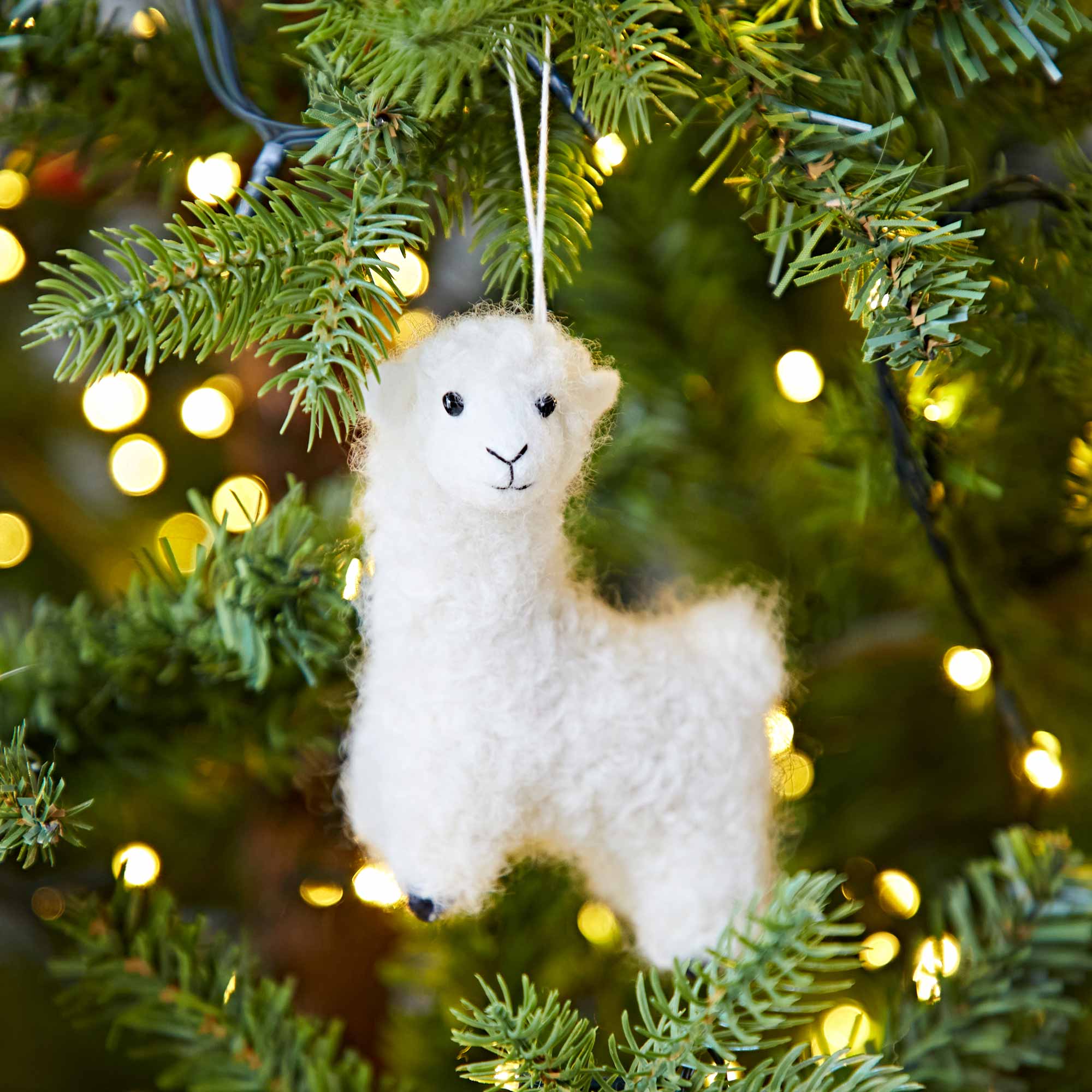 The Paper High Gift Company Limited – wholesale Ornament – Felt Alpaca Christmas Decoration