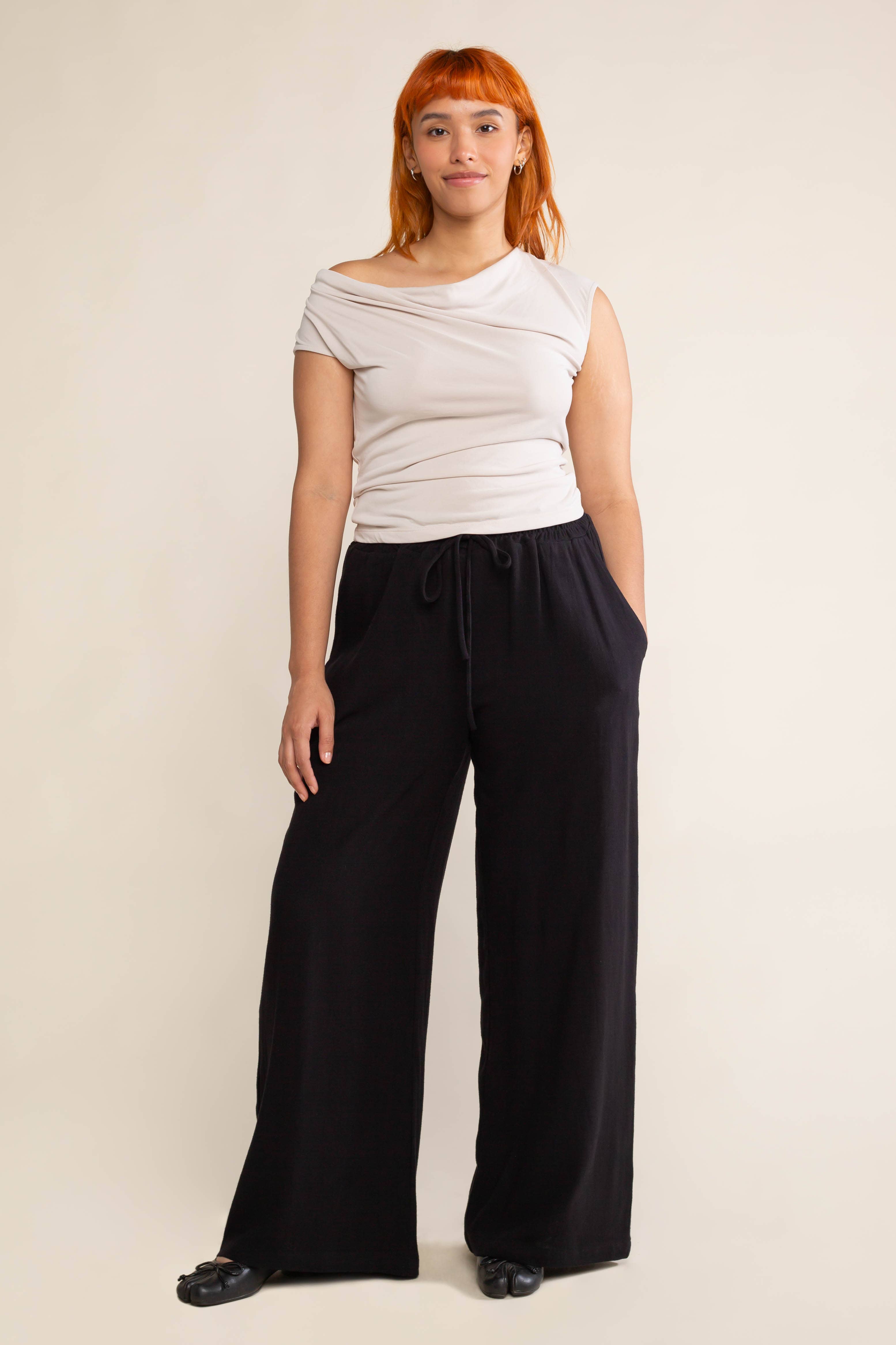 NLT - Wholesale Pants - Women's - Cove Linen Pant | Wide Leg Full Length16