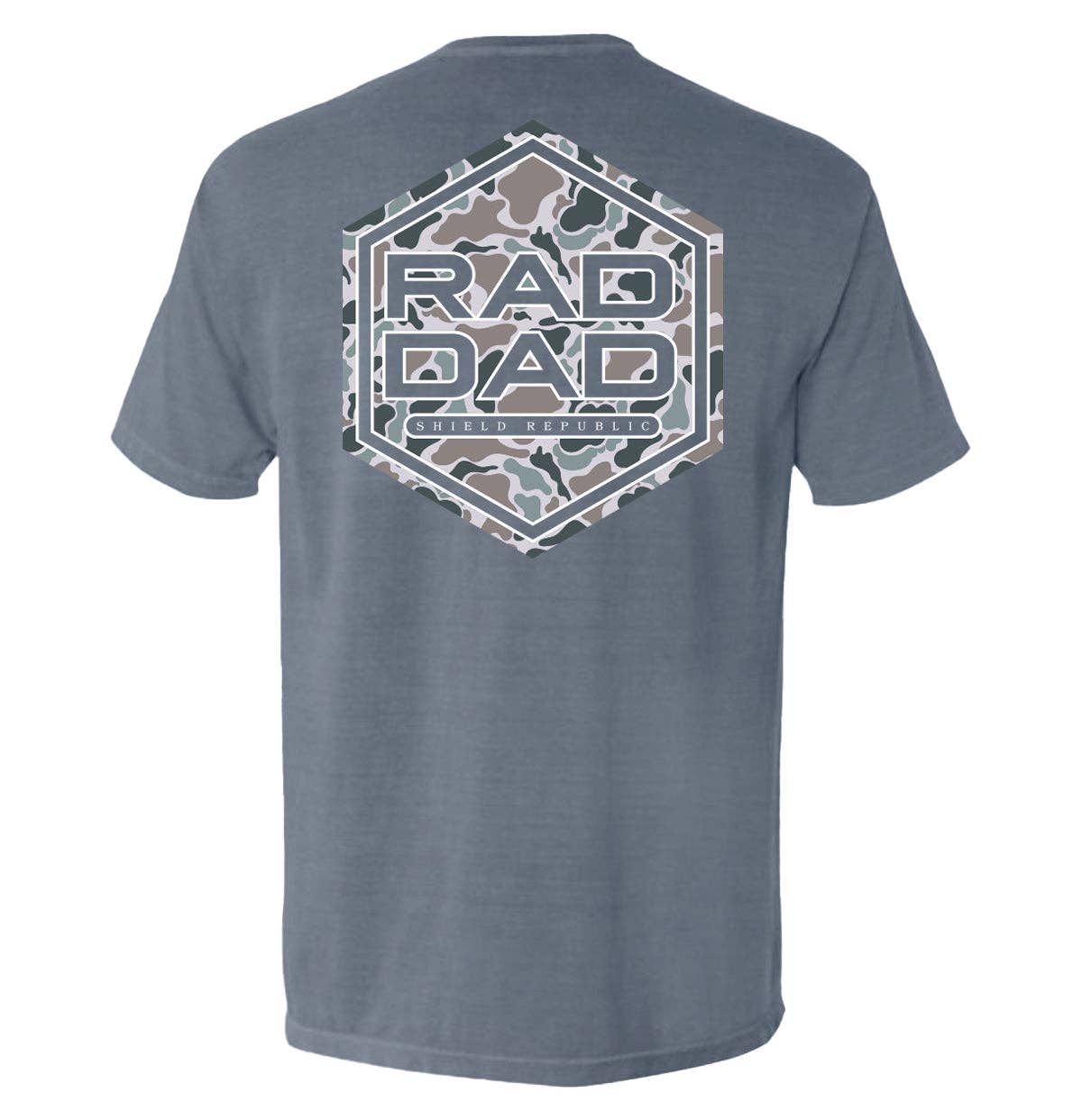 Shield Republic - Wholesale Screen Printed T-Shirt - Men's - Rad Dad Duck Camo1