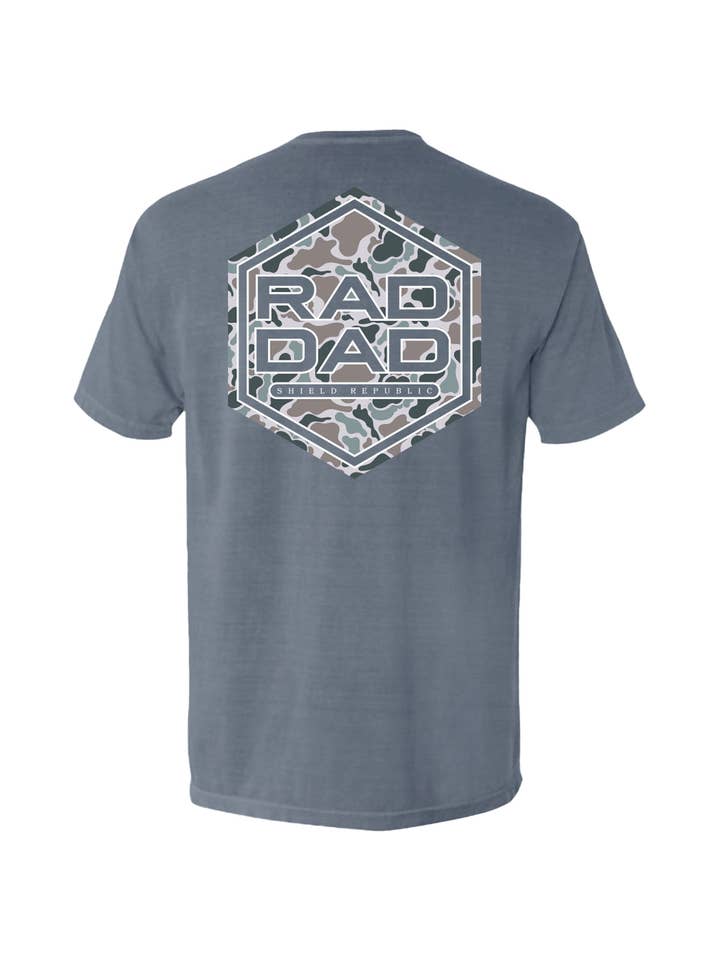 Shield Republic - Wholesale Screen Printed T-Shirt - Men's - Rad Dad Duck Camo1