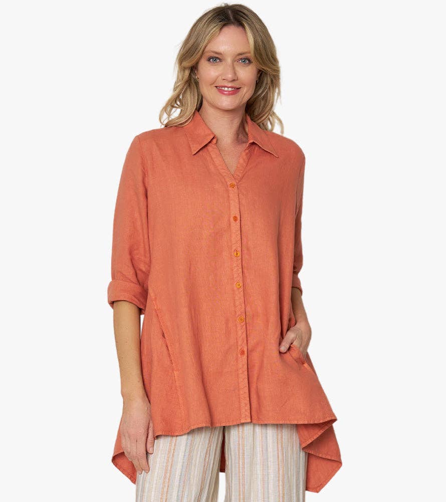 Stella Carakasi - Wholesale Button Down Shirt - Women's - True Form Shirt (*)7
