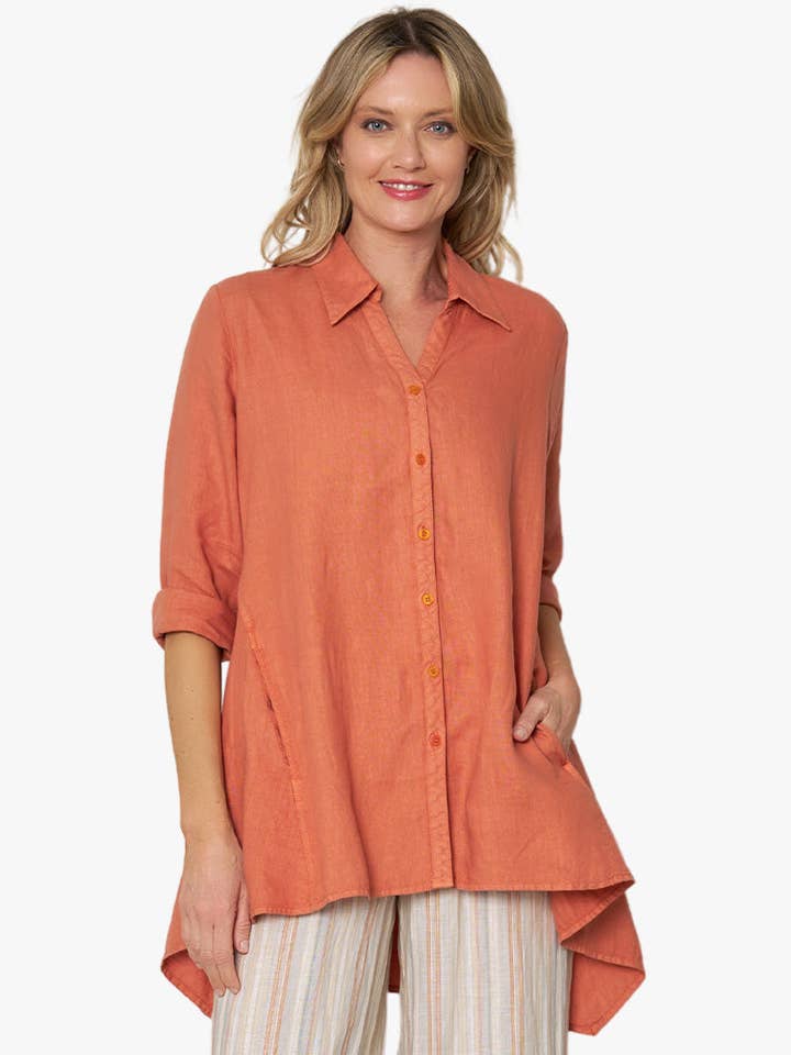 Stella Carakasi - Wholesale Button Down Shirt - Women's - True Form Shirt (*)7