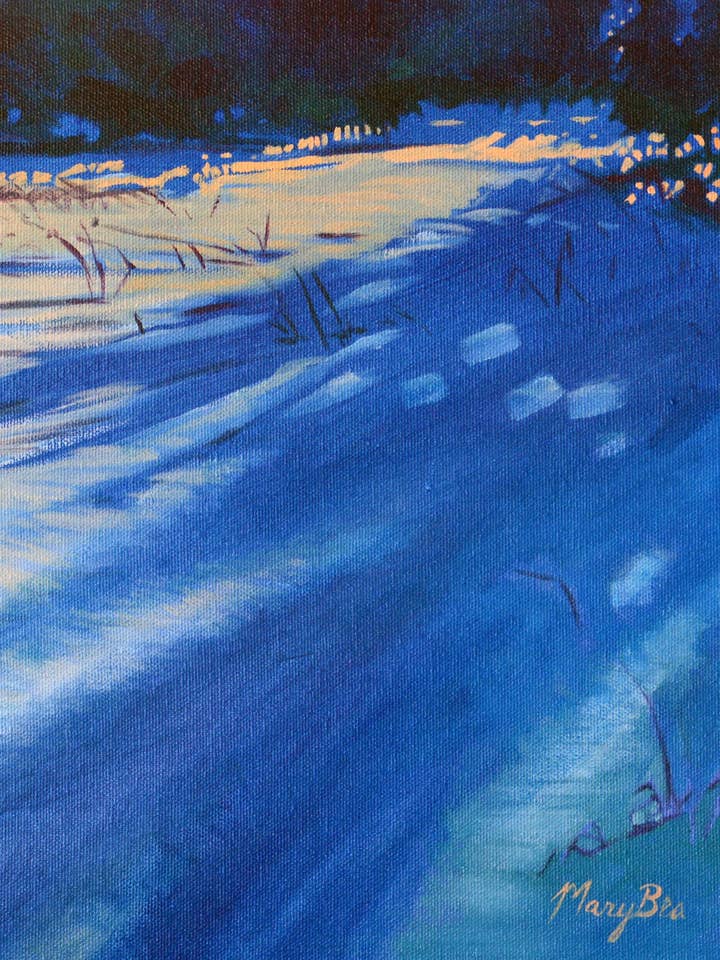 Nieve Jaspeada para venta al por mayor de Mary Bea Art