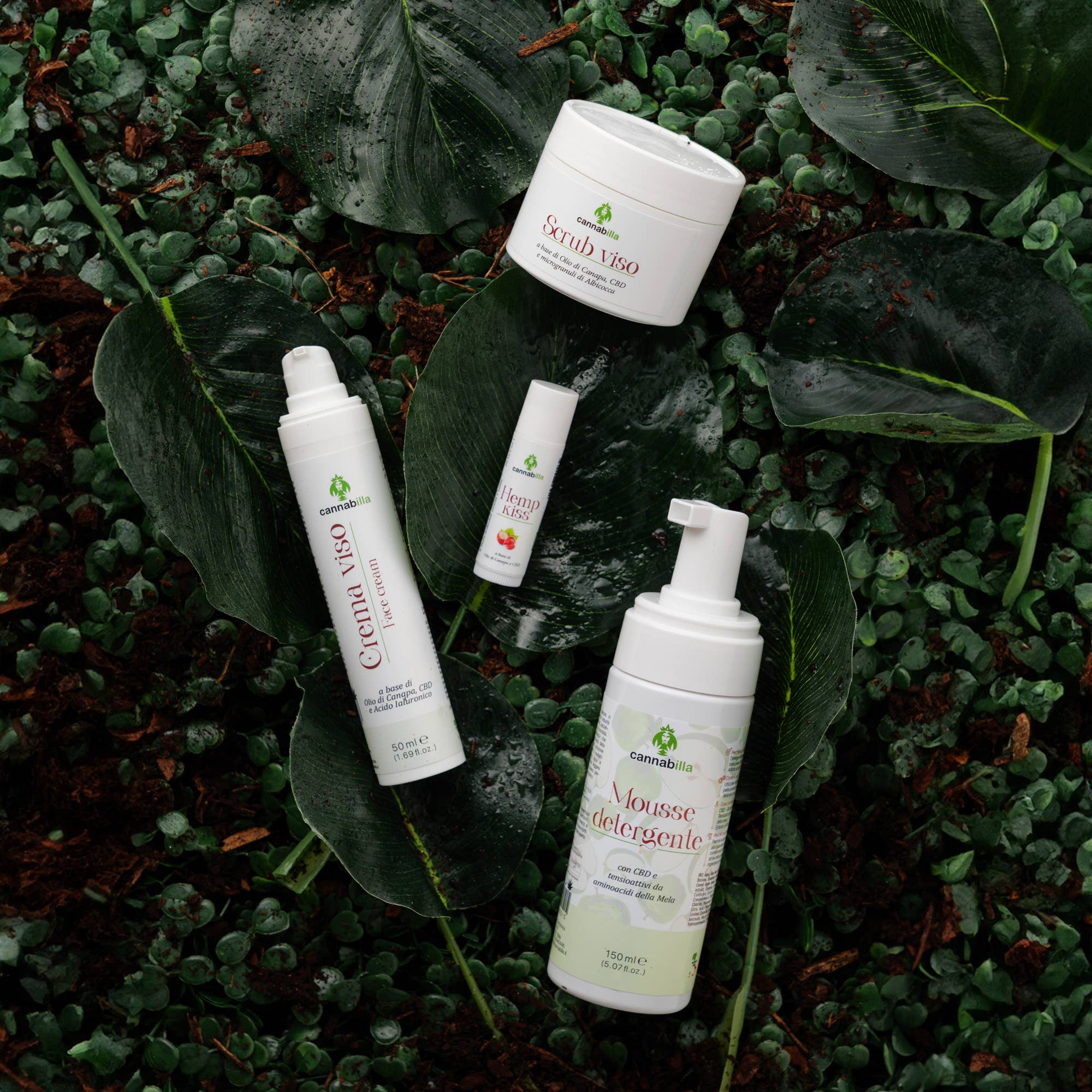 Cannabilla - Venta al por mayor Exfoliantes faciales - Exfoliante facial con aceite de semillas de cáñamo3