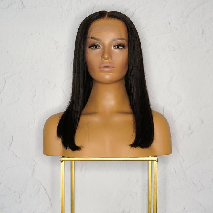 NICOLE - Natural Black - Human Hair Wig for wholesale by Milk & Honey