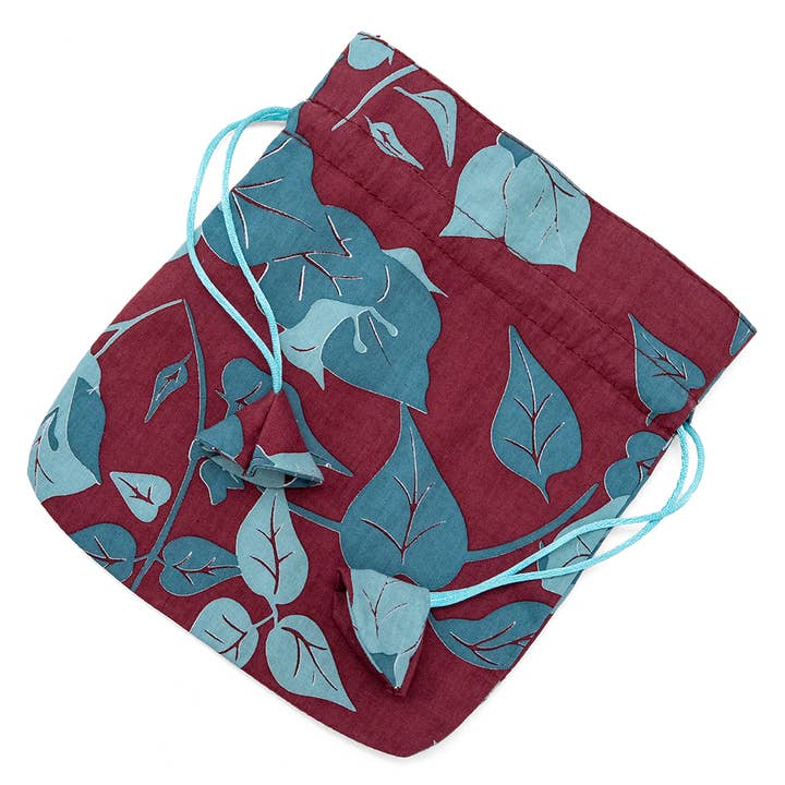 Balizen Direct from Bali – Engroshandel Taske med snor – til kvinder – Snørepose l Bougainvillea Bourgogne2