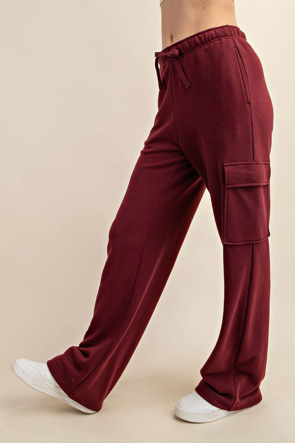 Rae Mode - Wholesale Pants - Women's - FRENCH TERRY STRAIGHT CARGO SWEATPANT41