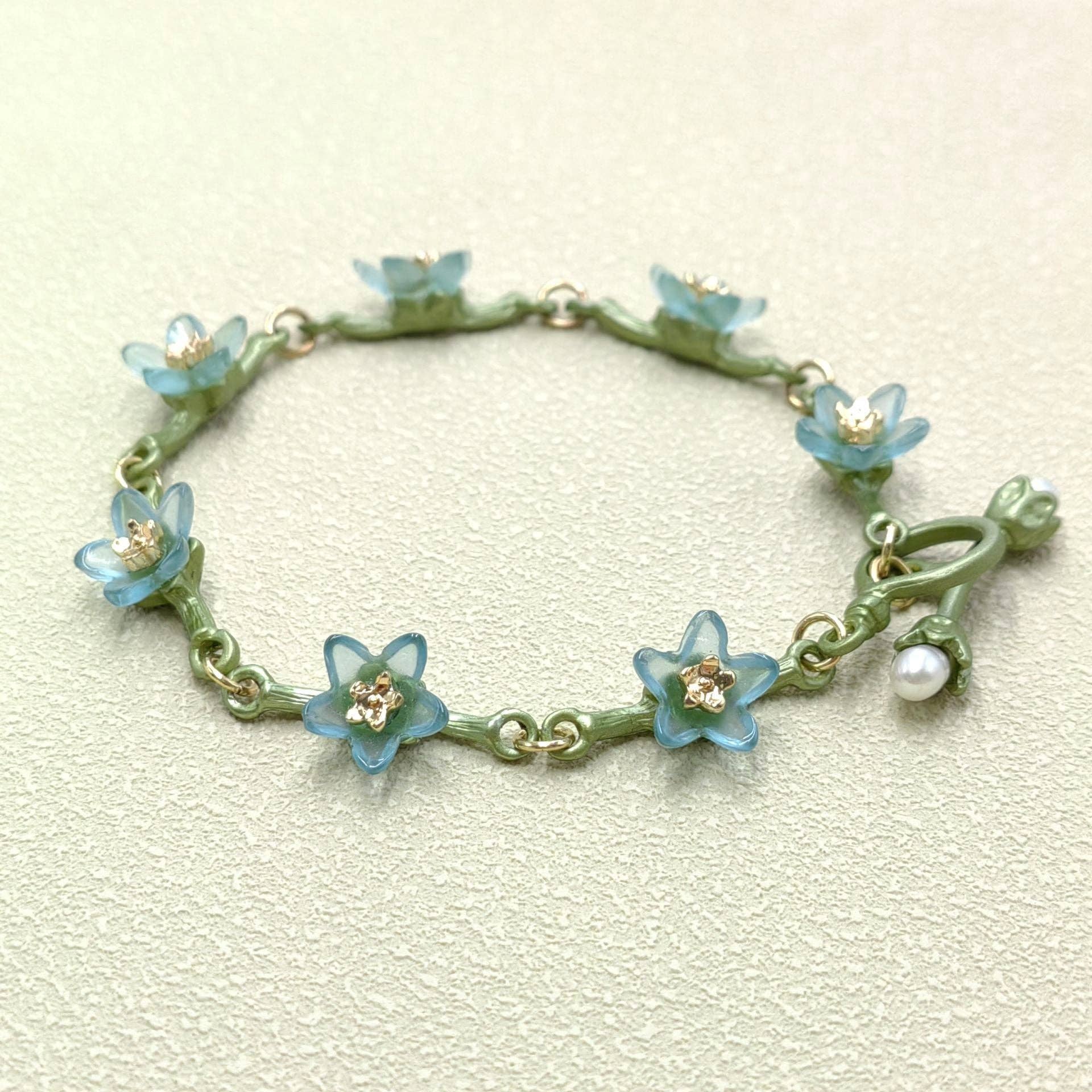 Mio Queena - Wholesale Schakelarmband - Vintage armband met bloemen die je niet vergeet3