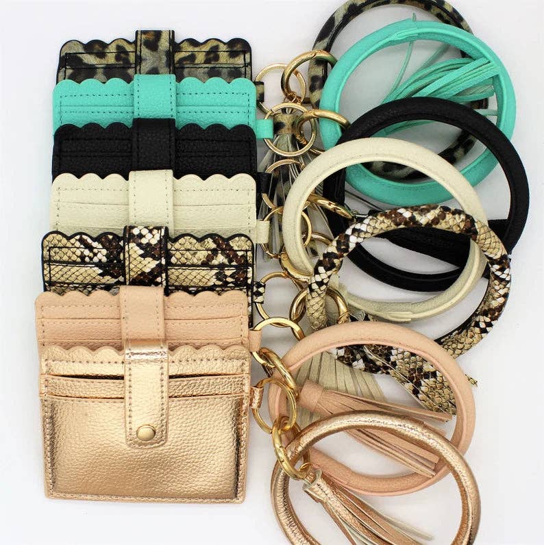 MiMi Wholesale - Wholesale Wallet - Women's - BB139x115 Solid Color Bangle/Key-Chain/Wallet w/ ID Window12