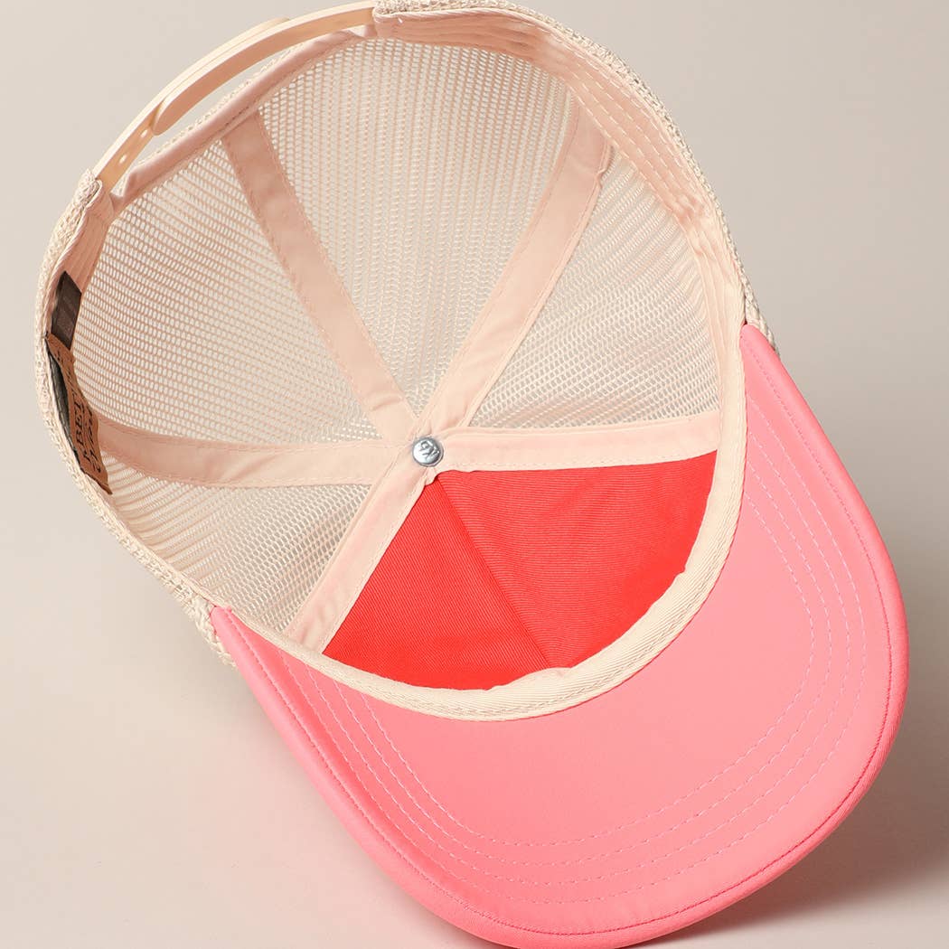 Fashion City – wholesale Trucker hat – Women’s – Plain Foam Rope Mesh Back Trucker Hat 8