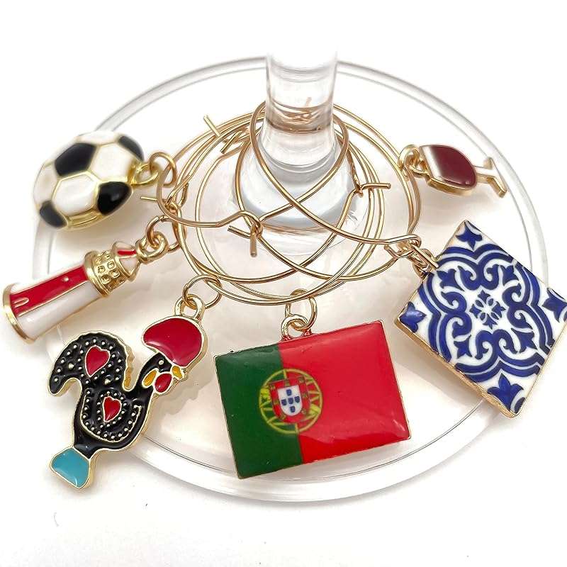 Serendipity - Wholesale Wine Charm - Portugal Wine Charms | Celebrate Portuguese Football and Culture0