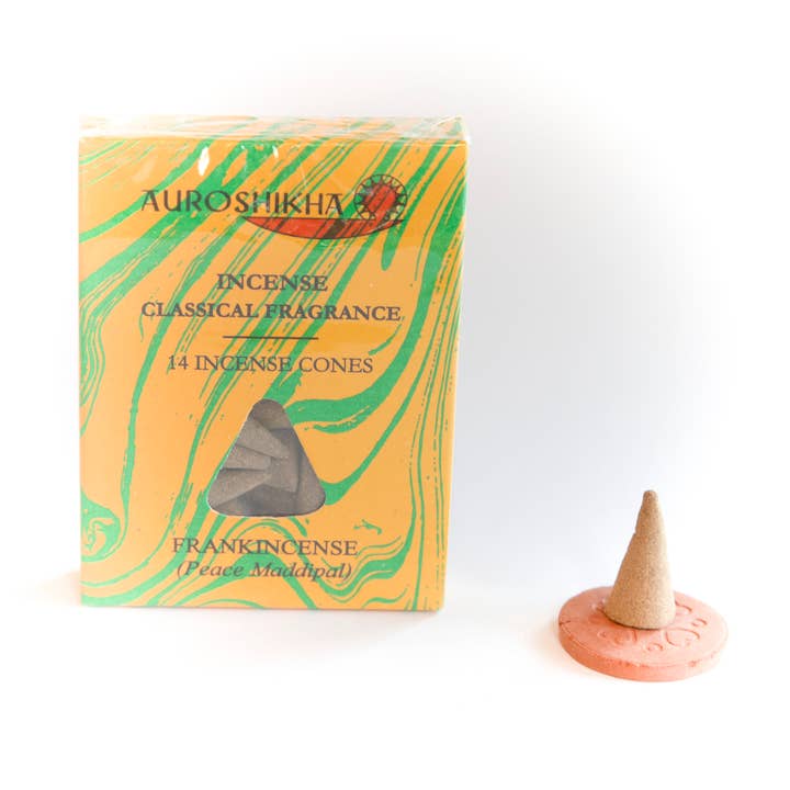Auroshikha Incense Cones for wholesale by Artschatz LLC