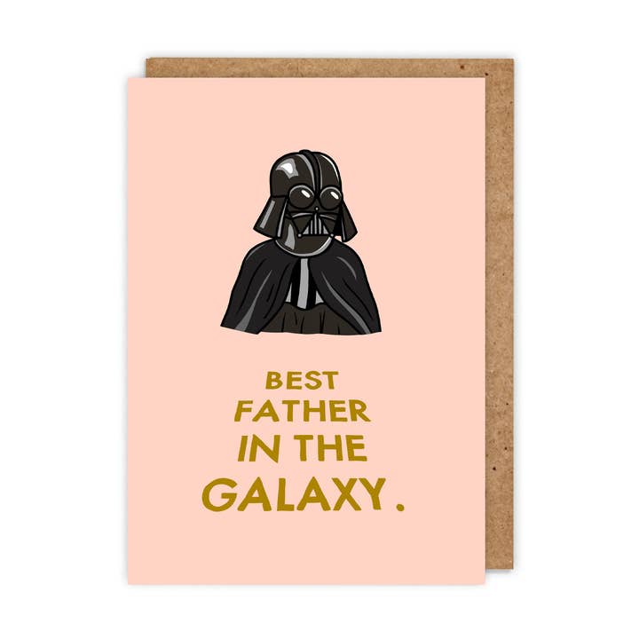 Bester Vater der Galaxie. Star Wars Vatertagskarte für den Großhandel von Zoe Spry