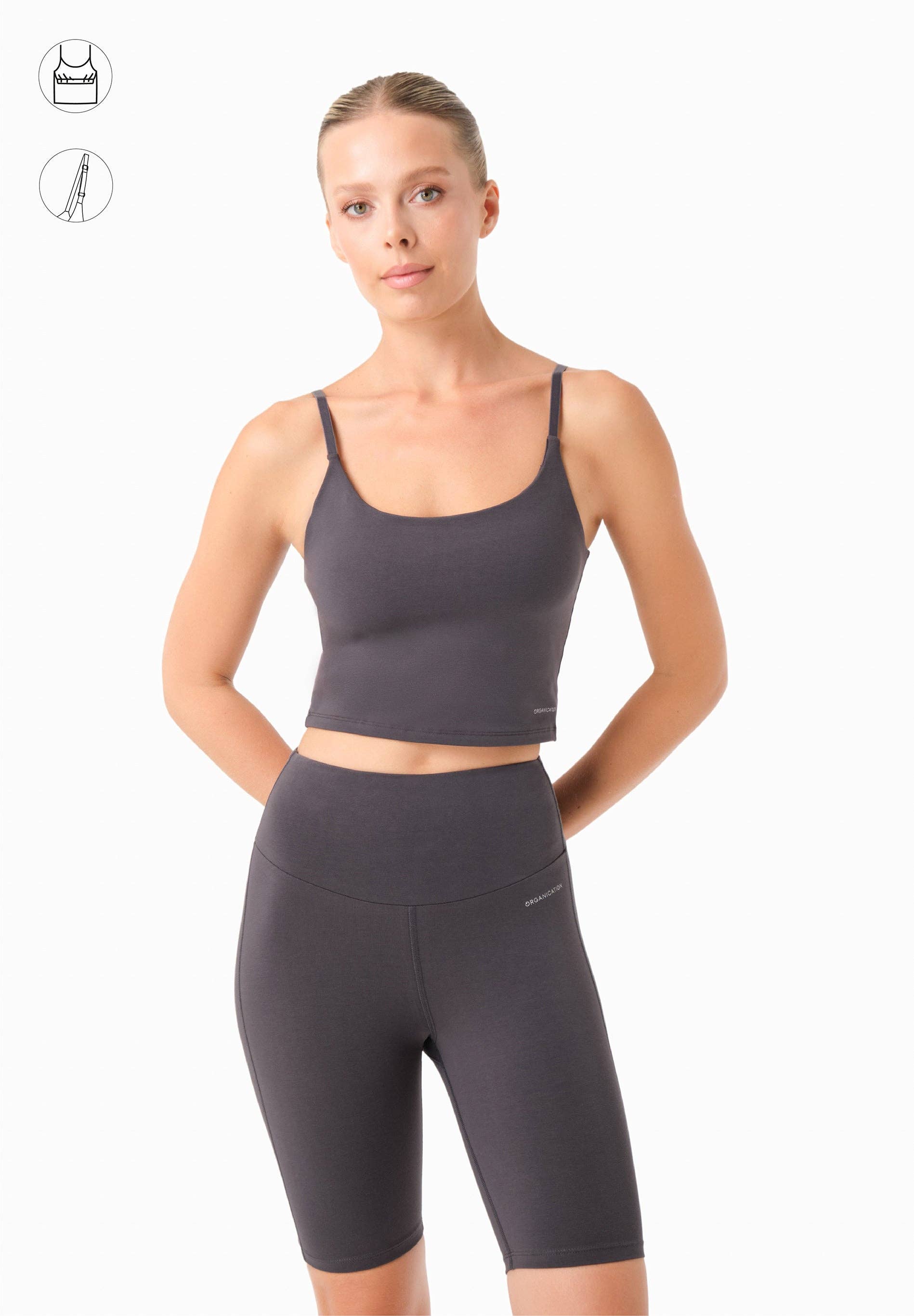 ORGANICATION - Wholesale Athletic Top - Women's - TARRA | Crop-Top aus Bio-Baumwolle0