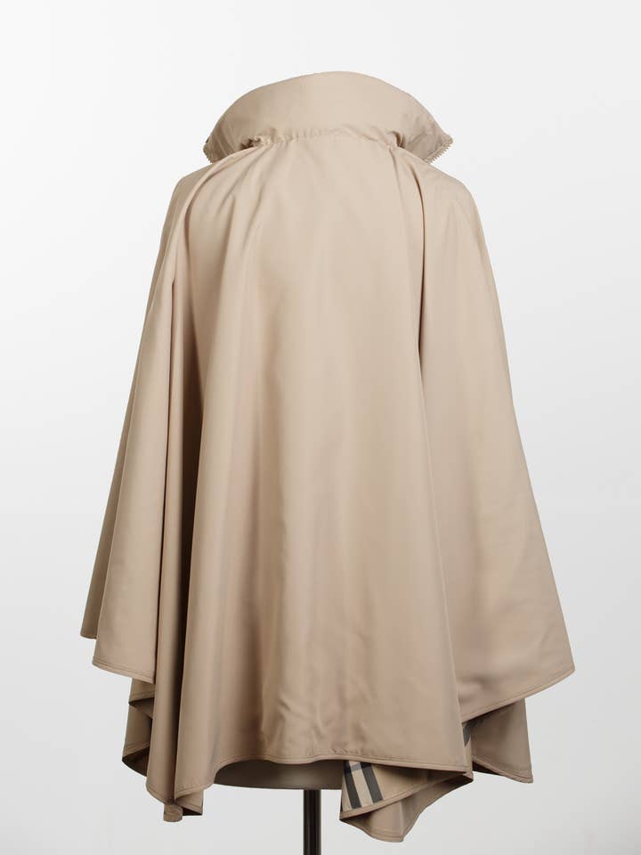 RAINRAPS - Wholesale Raincoat - Women's - Camel & Plaid SPORTYRAP4