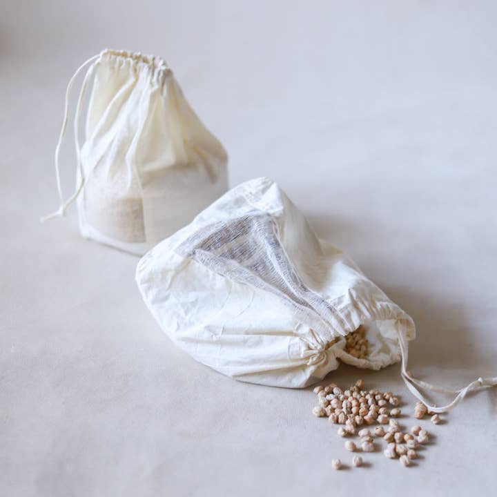 Chickidee - Wholesale Food Storage Wrap/Bag - Organic Lifestyle Cotton Grain Bag Large