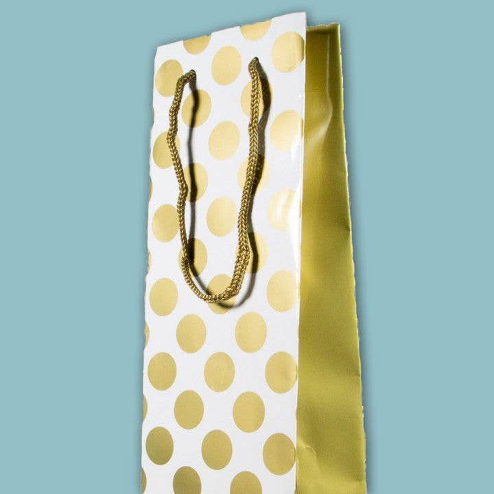 Saco garrafa de vinho Stip Gold por atacado de kadopapier.net