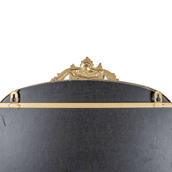 Foreside Home & Garden - Wholesale Wall Mirror - Aria Antique Vintage Brass Wall Mirror Metal4