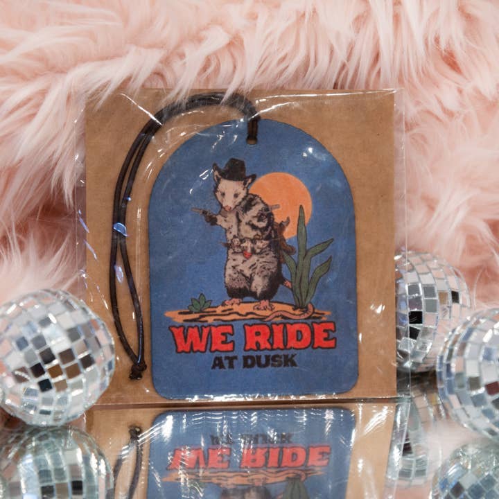 Cluster Funk Studio - Wholesale Car Freshener - Unisex - Opossum Cowboy Car Air Freshener