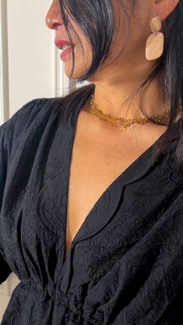 MY DRESS MADE - Wholesale Fabric - Black English embroidery fabric LUNA - 100% cotton2