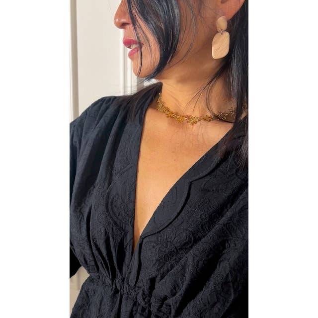 MY DRESS MADE - Wholesale Fabric - Black English embroidery fabric LUNA - 100% cotton2