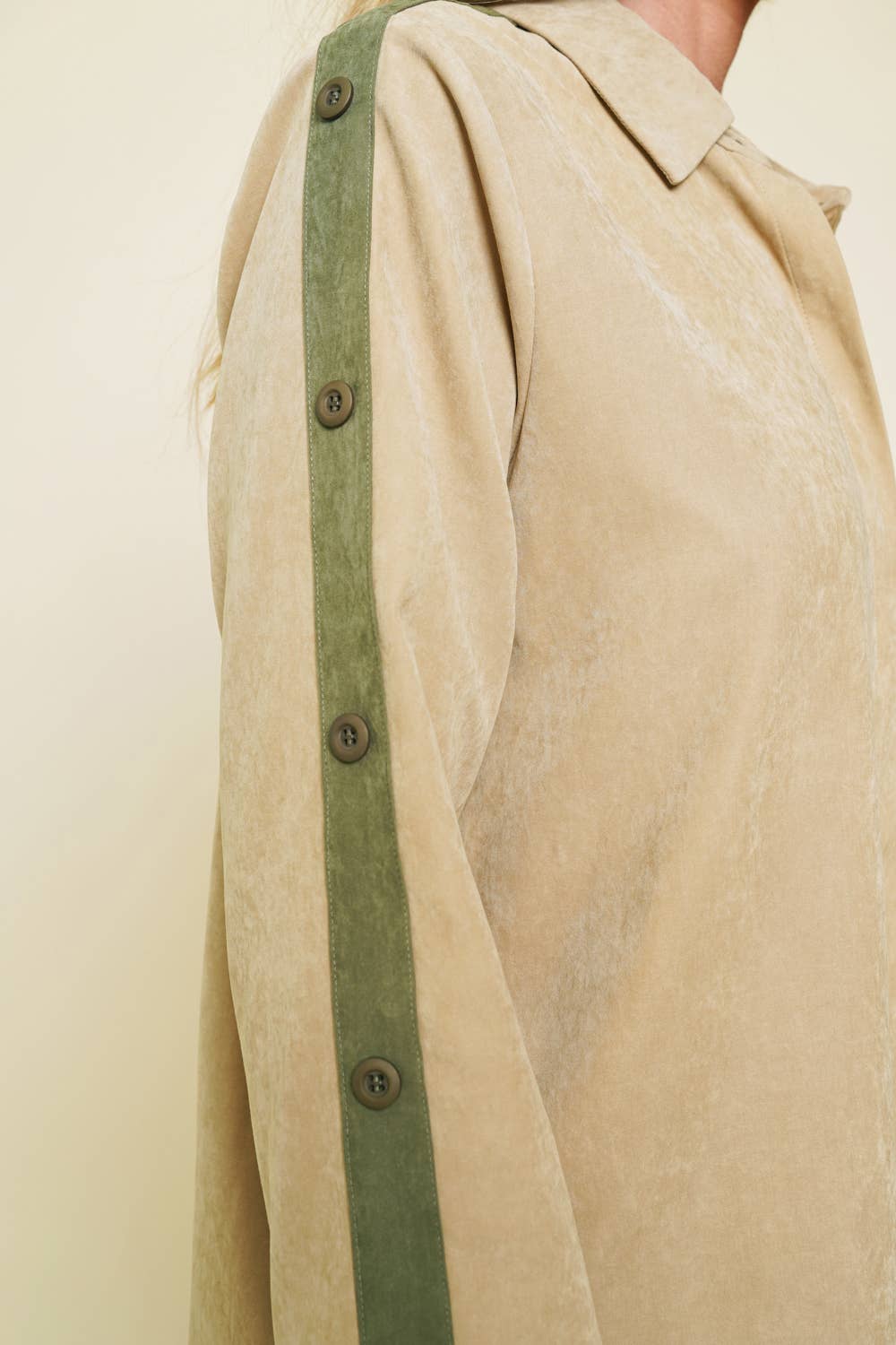 Mystree – Großhandel Hemd mit Button-down-Kragen – Damen – 20731 Kontrast-Shirt5