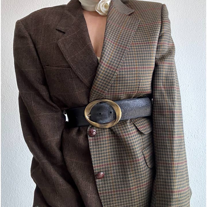 upcycle kontrast blazer für den Großhandel von ERDLUXE