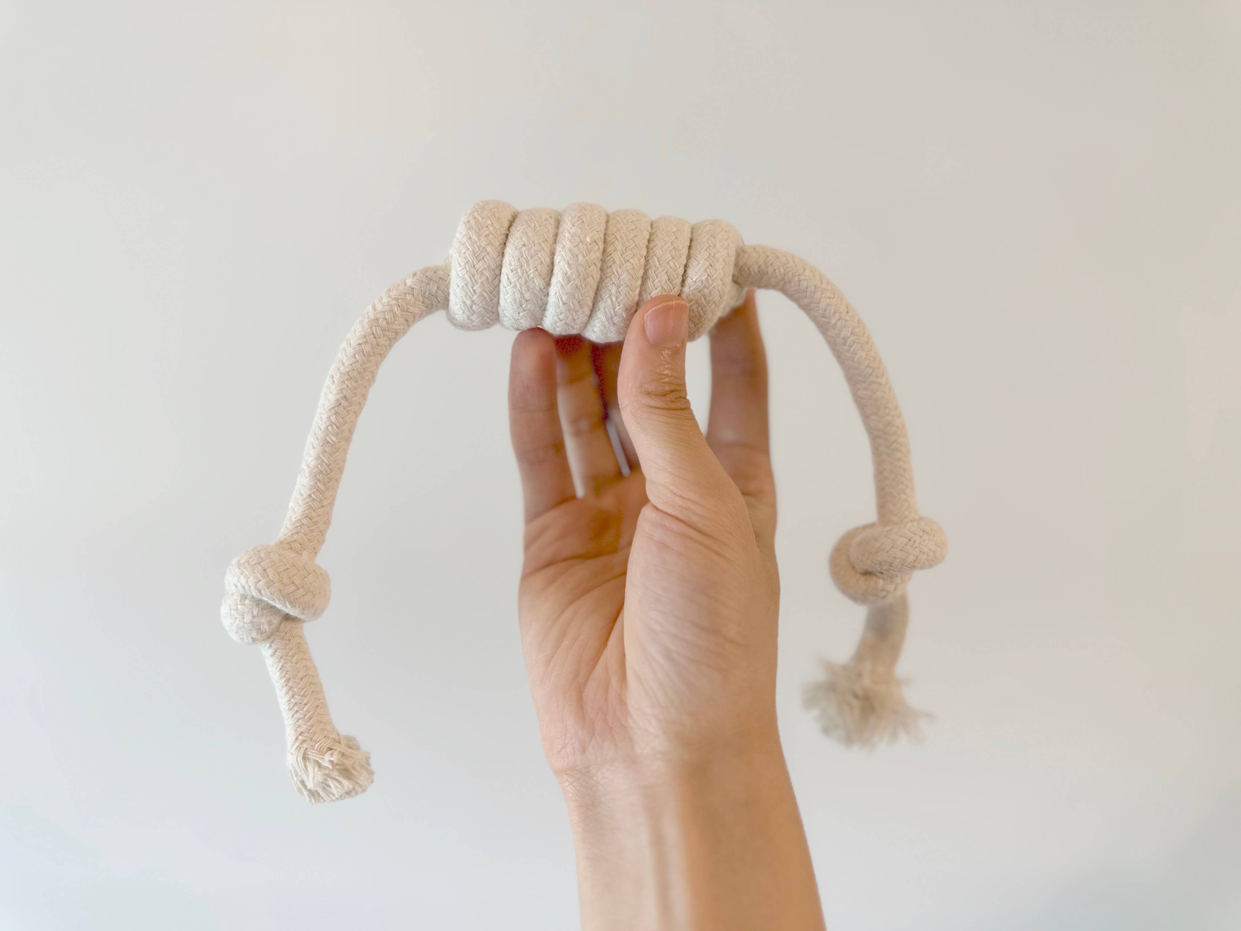 Monli Handcrafted Pet Toys - Wholesale Pet Rope Toy - Dog - Handmade Natural White Tug of War Toys Set-4 Piece1