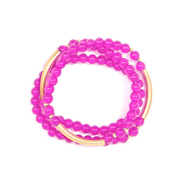 ZENZII Jewelry – Großhandel Perlenarmband – Glänzend und Gold Perlen Wrap Armband Schmuck19