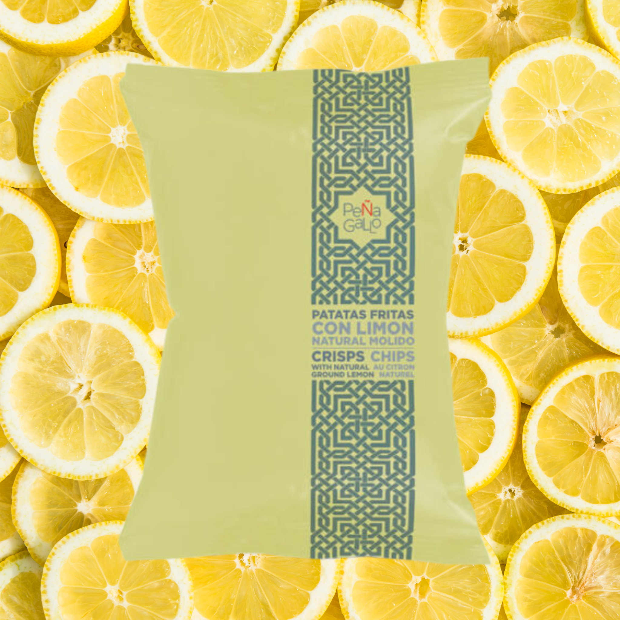 Alta Gama Foods – Batatas fritas por atacado – Peñagallo - Espanha - Batatas Fritas com Limão - 120 g1
