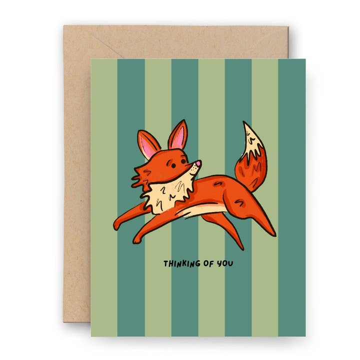 Little Tomato - Wholesale Everyday Greeting Card - Fall Fox - Greeting Card