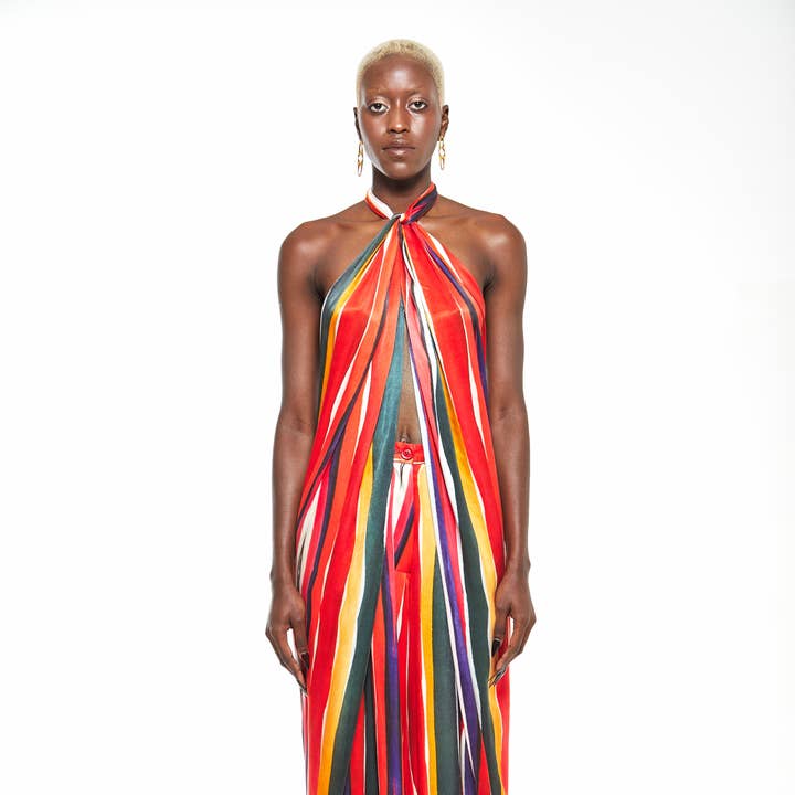 Bermuda | Cutout Halter Top for wholesale by String Code