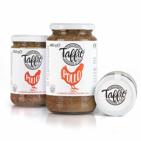 TAFFIO PET FOOD - Vendita all'ingrosso Cibo - Cani - Ragù di Pollo 250g1