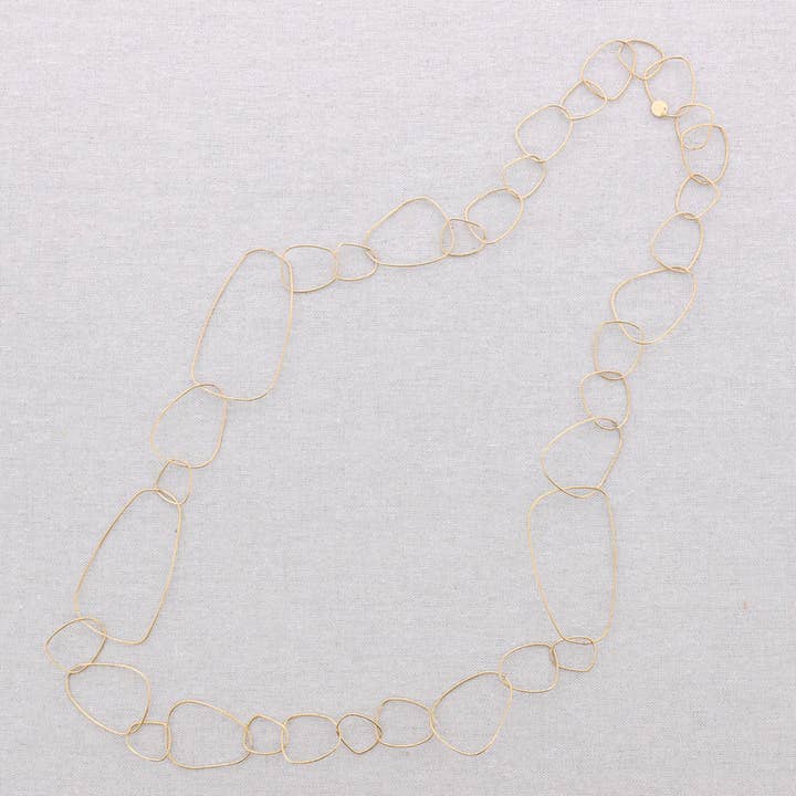 Lange ketting met stalen schakels voor wholesale door Sonata