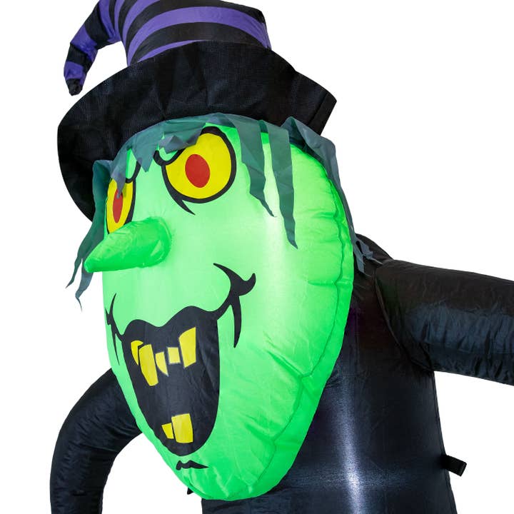 Sunnydaze Decor - Wholesale Inflatables - Winifred the Wicked Witch Inflatable with LED Lights 👻