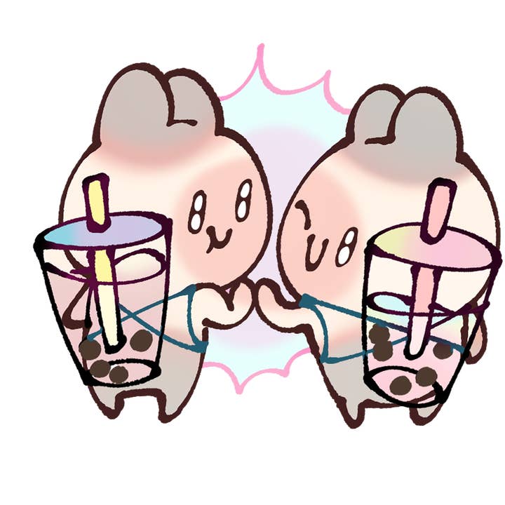 Milki Tea Studios - Wholesale Sticker - Boba Buddies Stickers1