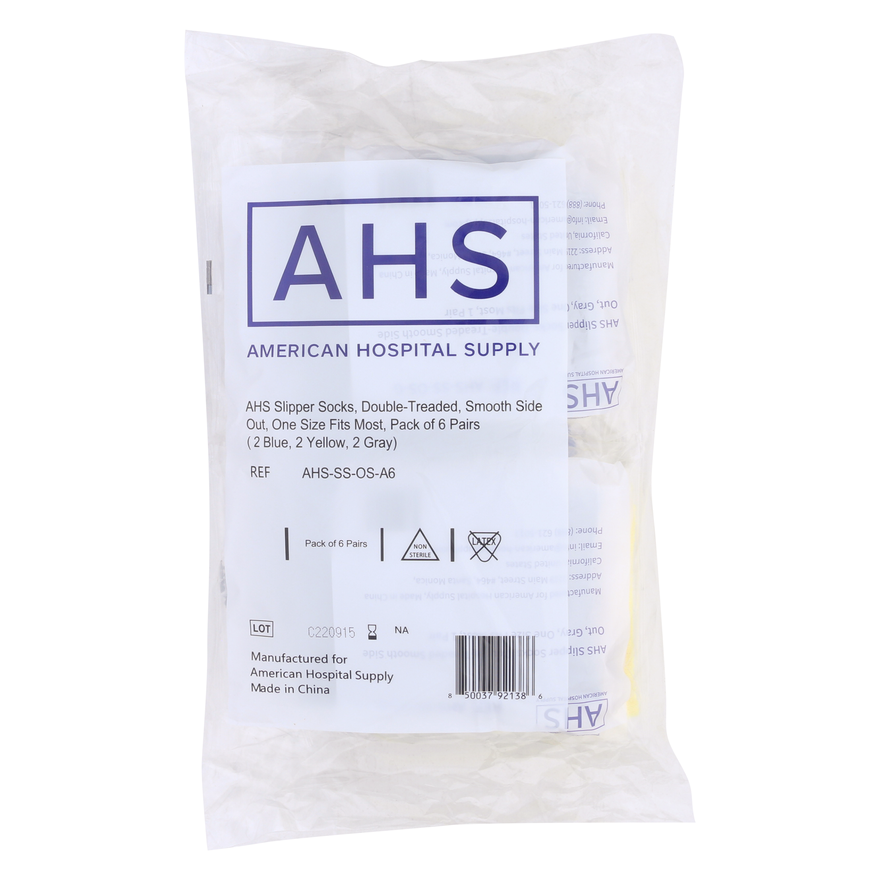 American Hospital Supply – wholesale Socks – Unisex – AHS Hospital Socks with Grippy Anti-Slip Tread27
