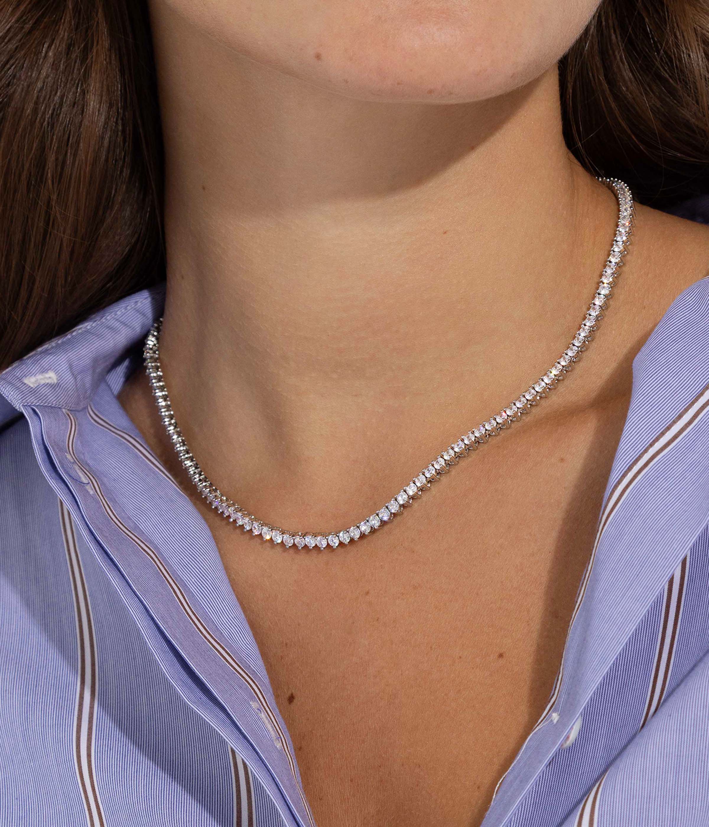 Loren Hope - Wholesale Link & Chain Necklace - Mercer Slider Tennis Necklace1