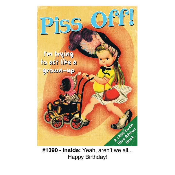 "Comporta-te Como Um Adulto" - Cartão de Aniversário por atacado de Magik Missile