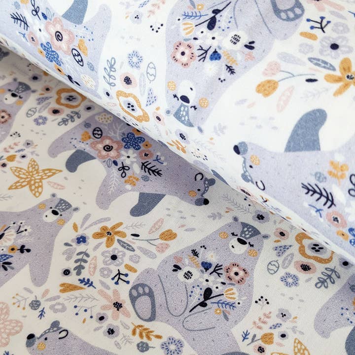 Cousu Bio - Wholesale Fabric - Organic Poplin Fabric · Ice Floe · 100% Organic Cotton1