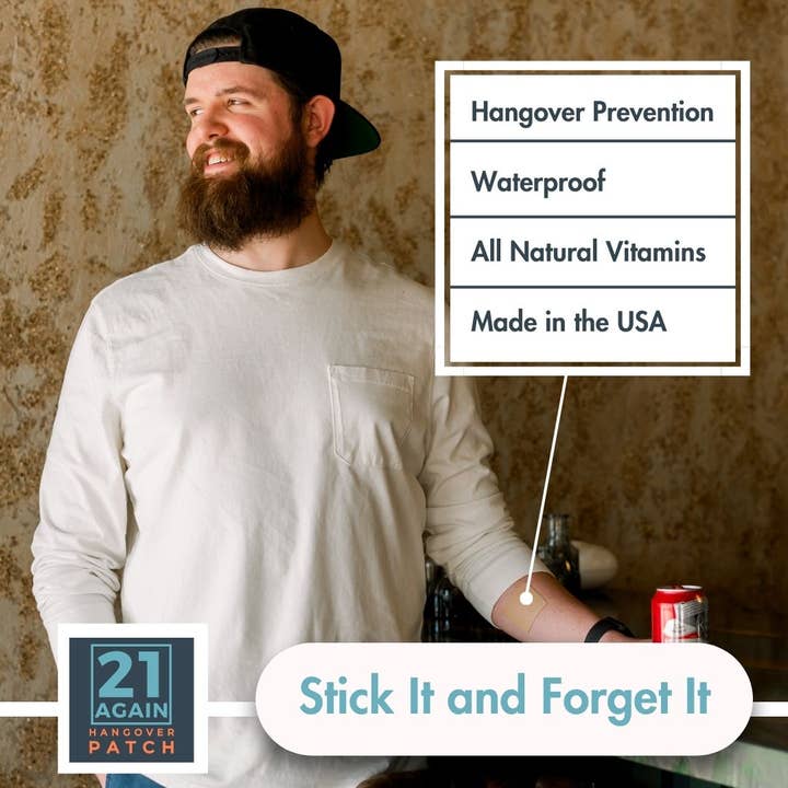 21 Again - Wholesale Oral Supplement/Vitamin - 21 AGAIN Hangover Prevention Patches2