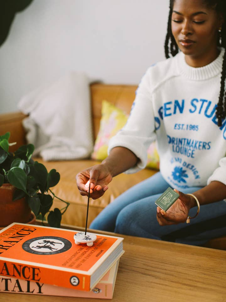 Ink Splatter Incense Holder for wholesale by Twenty Two West