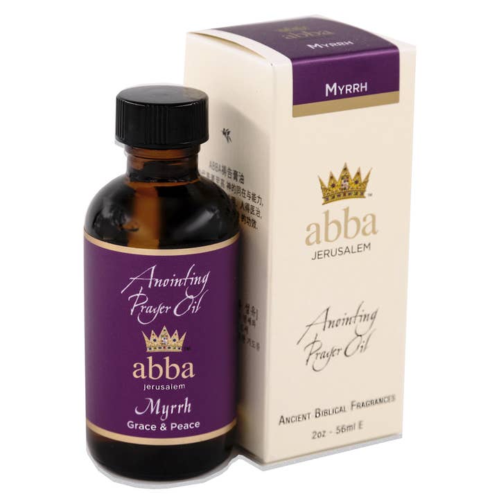 Myrrh Prayer Oil - 2oz for wholesale by Abba Christian Products