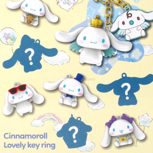K-Wonderland - Wholesale Keychain - Women's - Sanrio Cinnamoroll Random KeyRing, Bag Charm,Key Holder2