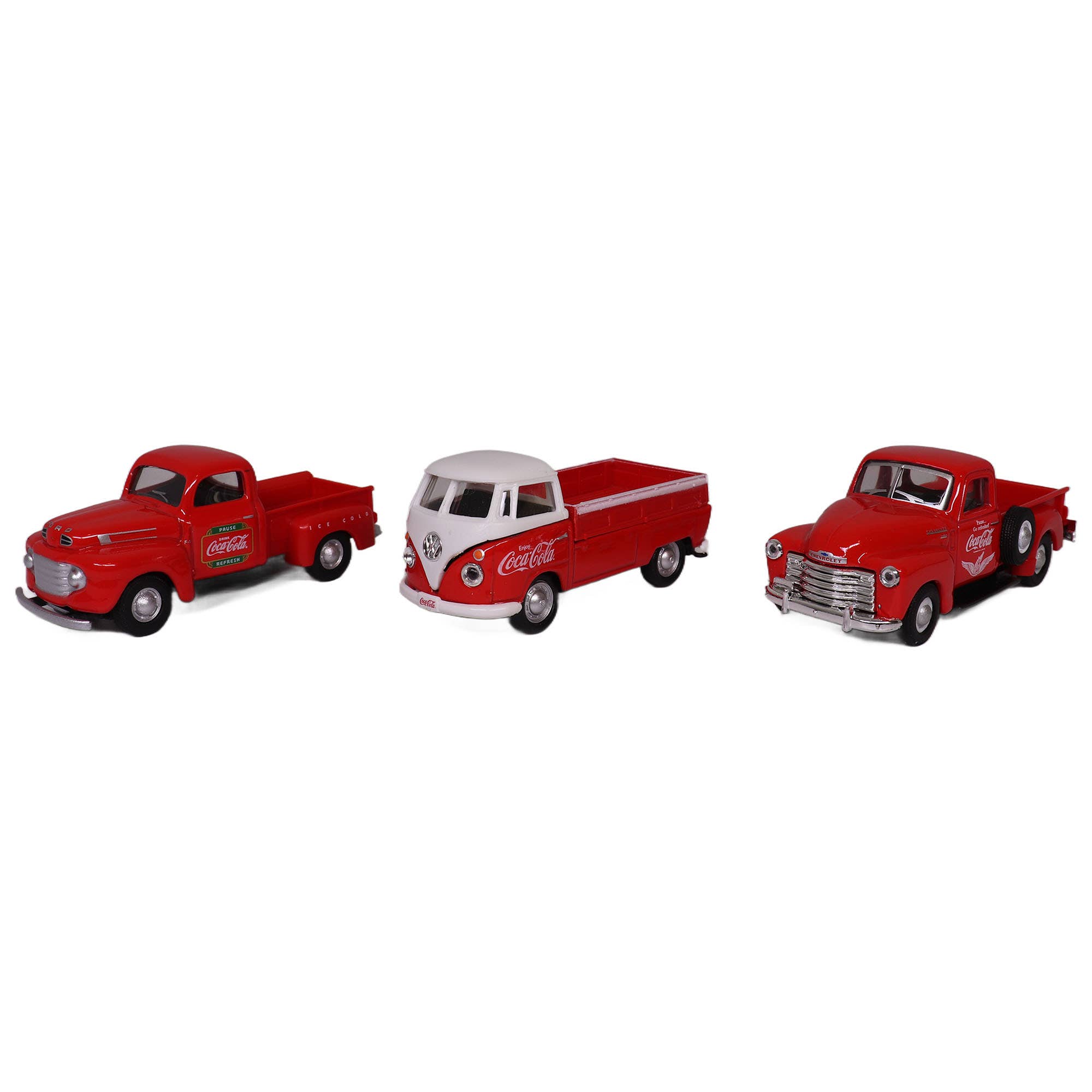 Motor City Classics, Inc. - Wholesale Decorative Tabletop Object - 1:72 Scale Coca-Cola Pickup Gift Set Diecast Model0