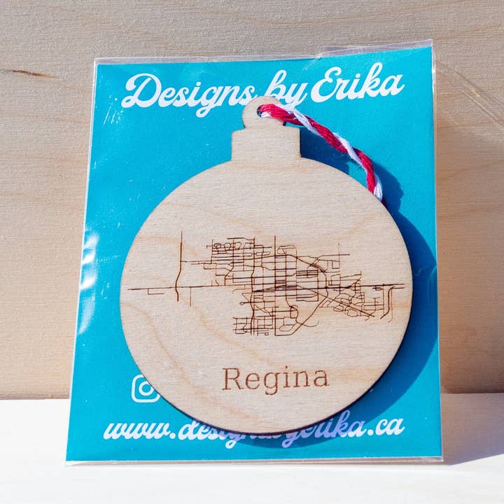 Regina Bauble Ornament for wholesale by Designs by Erika